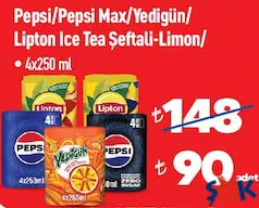 PEPSİ KOLA 4X250 ML fiyat ve kampanya bilgisi